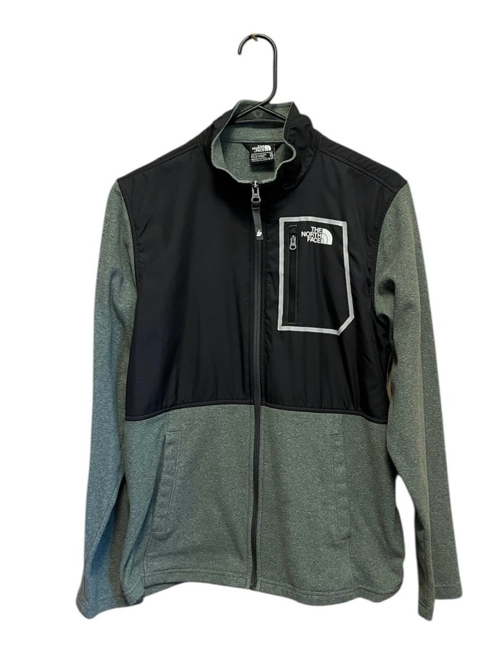 The North Face Kids Two-Tone Black and Grey Performance Jacket